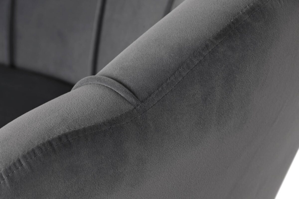 Fotoliu Velvet Gray, 91cm Fotoliu Velvet Gray, 91cm