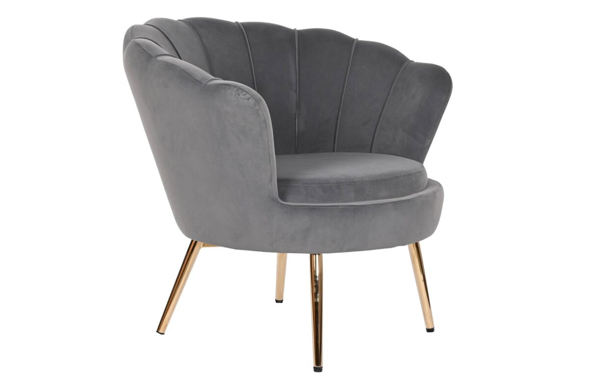 Fotoliu Velvet Gray, 91cm Fotoliu Velvet Gray, 91cm