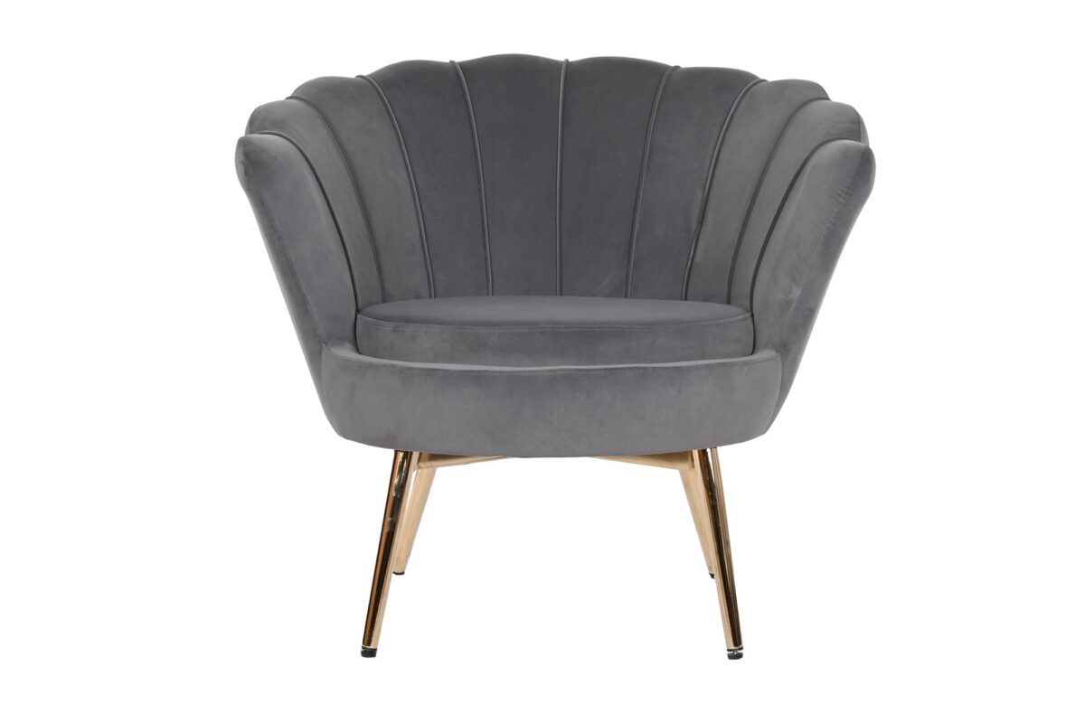 Fotoliu Velvet Gray, 91cm Fotoliu Velvet Gray, 91cm