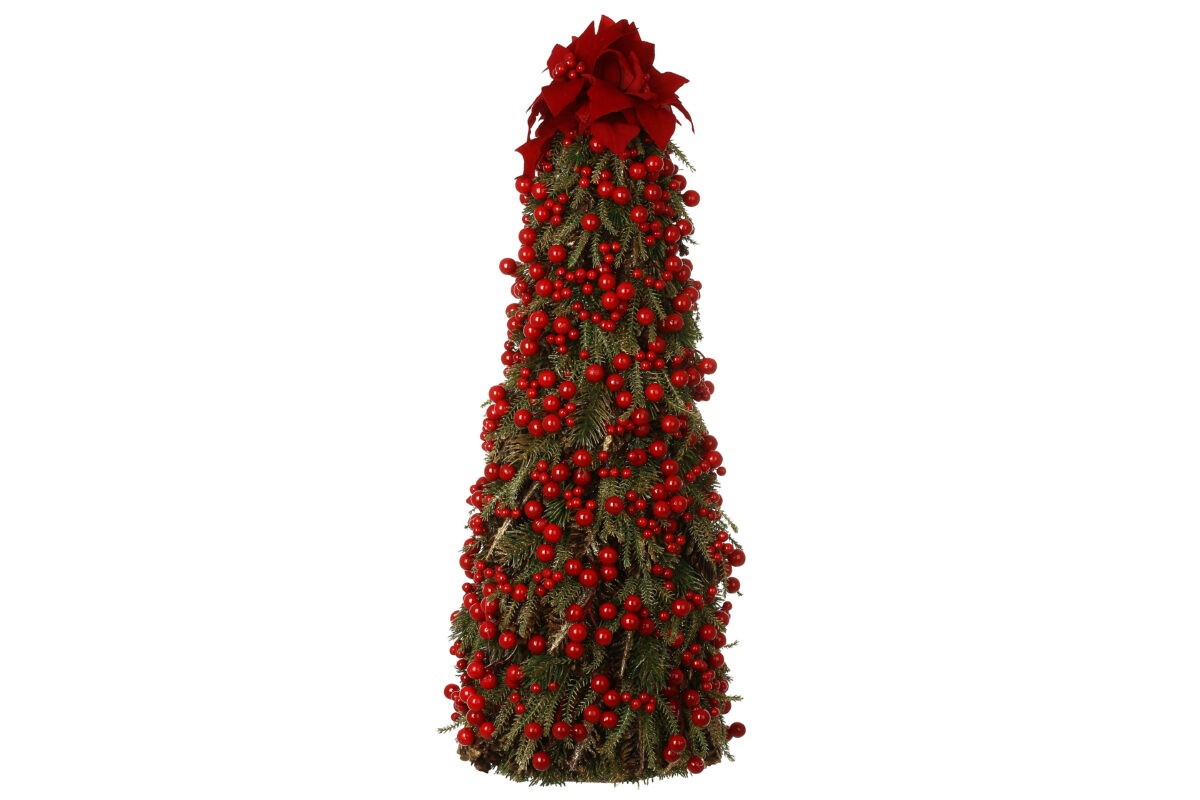 Pom de Crăciun decorativ cu fructe de pădure, 54cm Pom de Crăciun decorativ cu fructe de pădure, 54cm