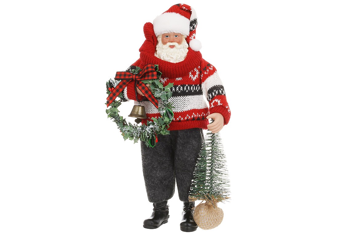 Jucărie decorativă, Moș Crăciun, 28cm Jucărie decorativă, Moș Crăciun, 28cm