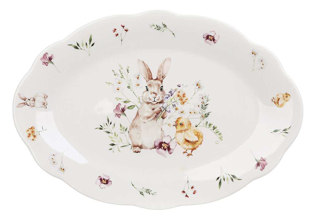 Фарфоровое блюдо Spring Story, 30,5cm Фарфоровое блюдо Spring Story, 30,5cm