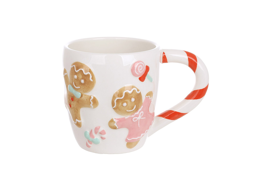 Керамическая кружка, Happy Biscuit, 370мл Керамическая кружка, Happy Biscuit, 370мл