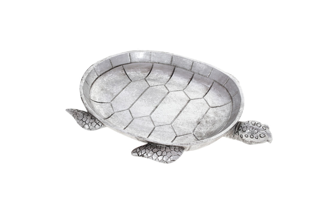 Platou decorativ, Turtle silver, 26cm Platou decorativ, Turtle silver, 26cm