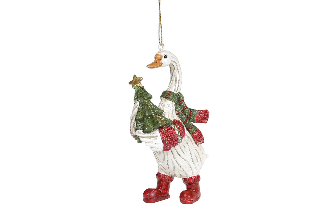 Jucărie pentru brad, Christmas Goose, 11,5cm Jucărie pentru brad, Christmas Goose, 11,5cm