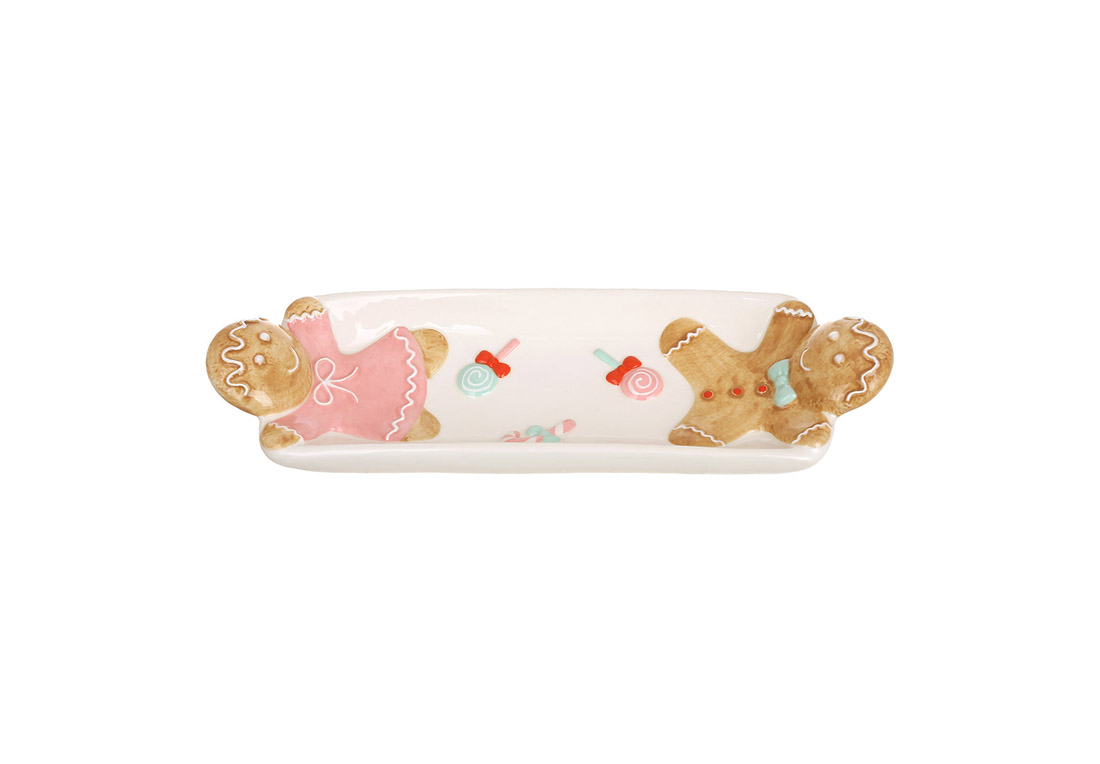 Керамическое блюдо Happy Biscuit, 30cm Керамическое блюдо Happy Biscuit, 30cm