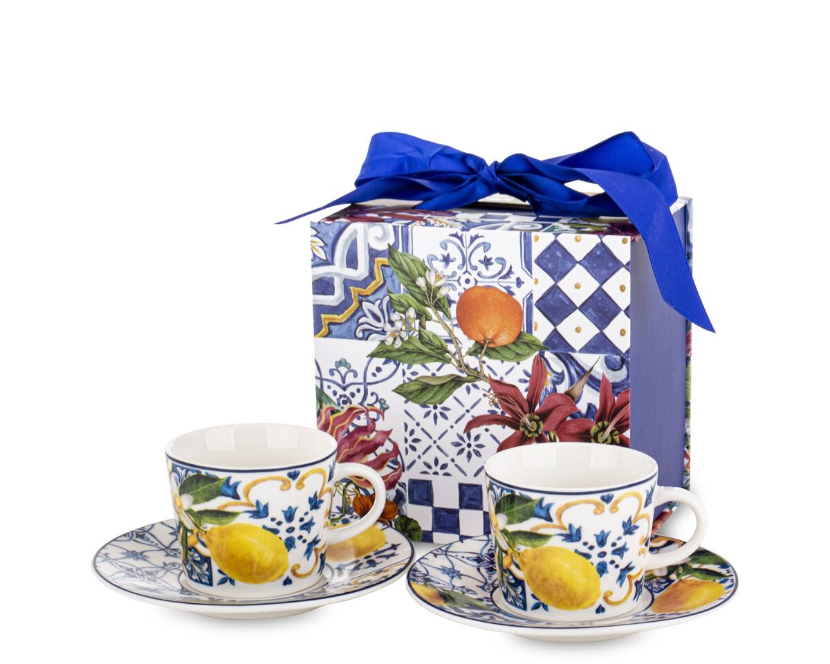 Set pentru Espresso, Mosaic Lemon, 90ml Set pentru Espresso, Mosaic Lemon, 90ml