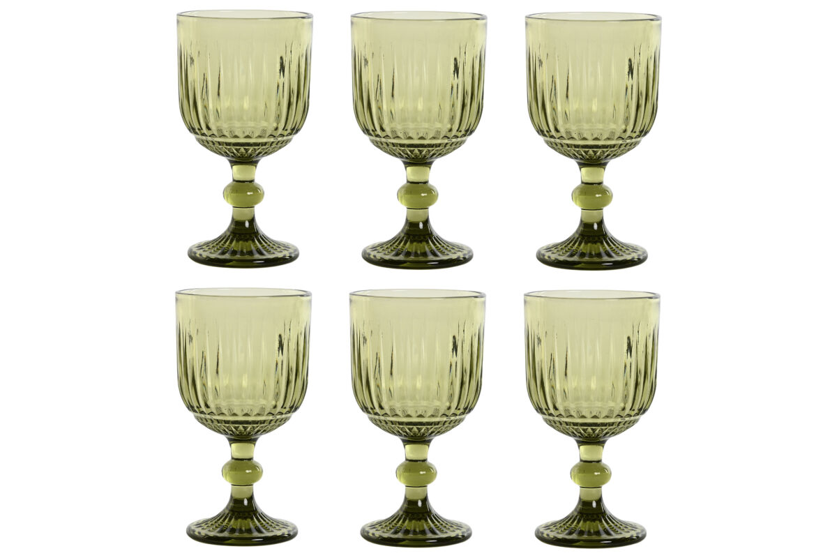 Set pahare „Green lines” 6 buc 380ml Set pahare „Green lines” 6 buc 380ml