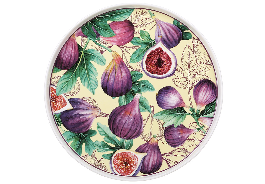 Фарфоровая тарелка, Fig Velvet, 25см Фарфоровая тарелка, Fig Velvet, 25см