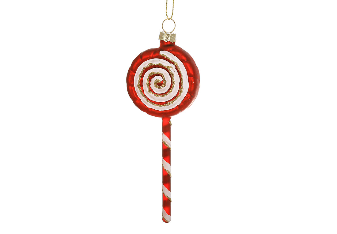 Decorațiune pentru brad „Baston de caramel” Decorațiune pentru brad „Baston de caramel”