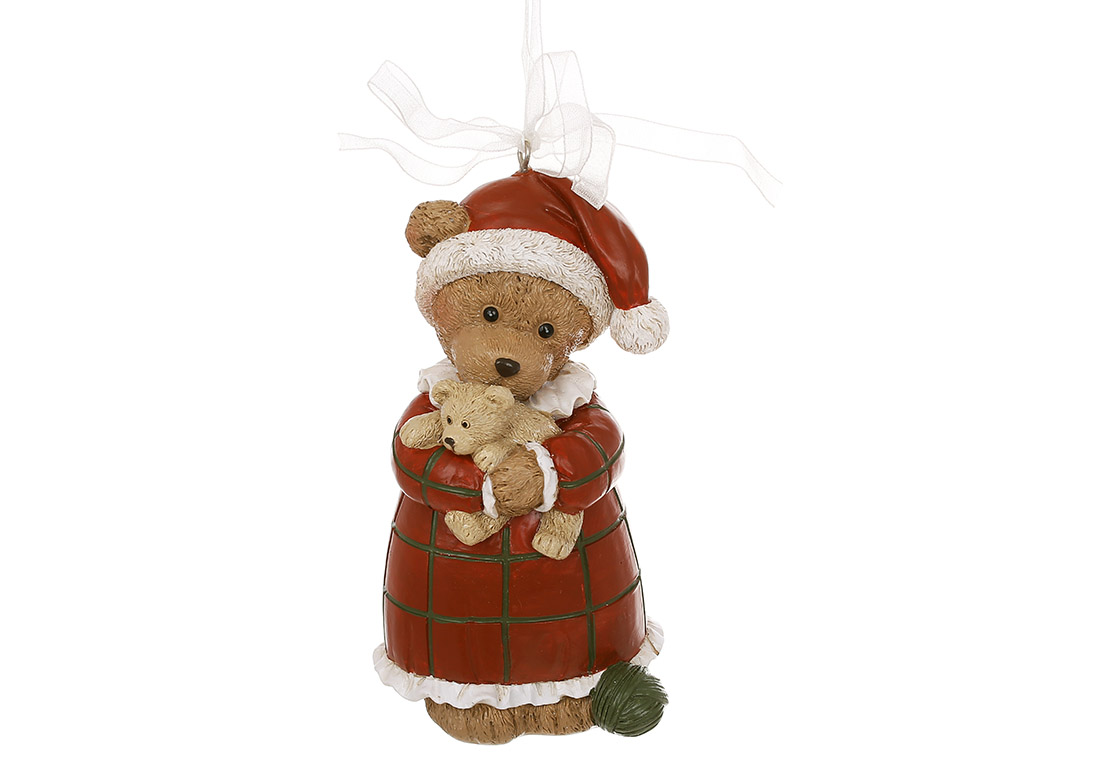 Decorațiune de brad „Ursuleț Teddy în roșu” Decorațiune de brad „Ursuleț Teddy în roșu”